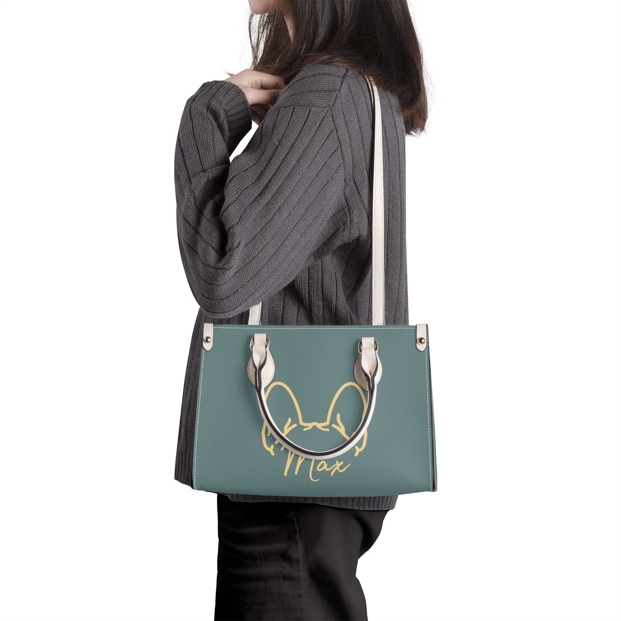 Paw Style - Custom Women Handbag with Frenchie name