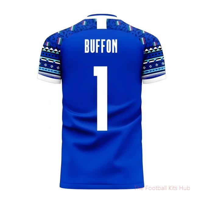 Italy 2025-2026 Home Concept Football Kit (Libero) (BUFFON 1)