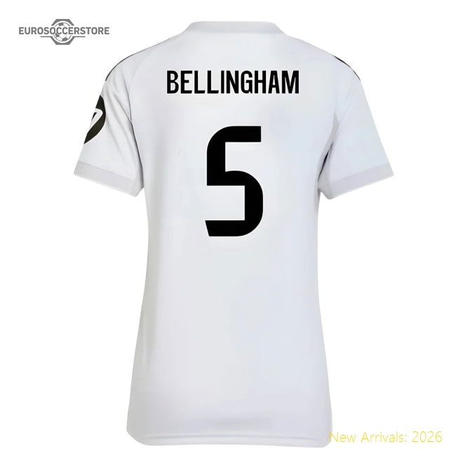 2025-2026 Real Madrid Home Jersey (womens) (bellingham 5)