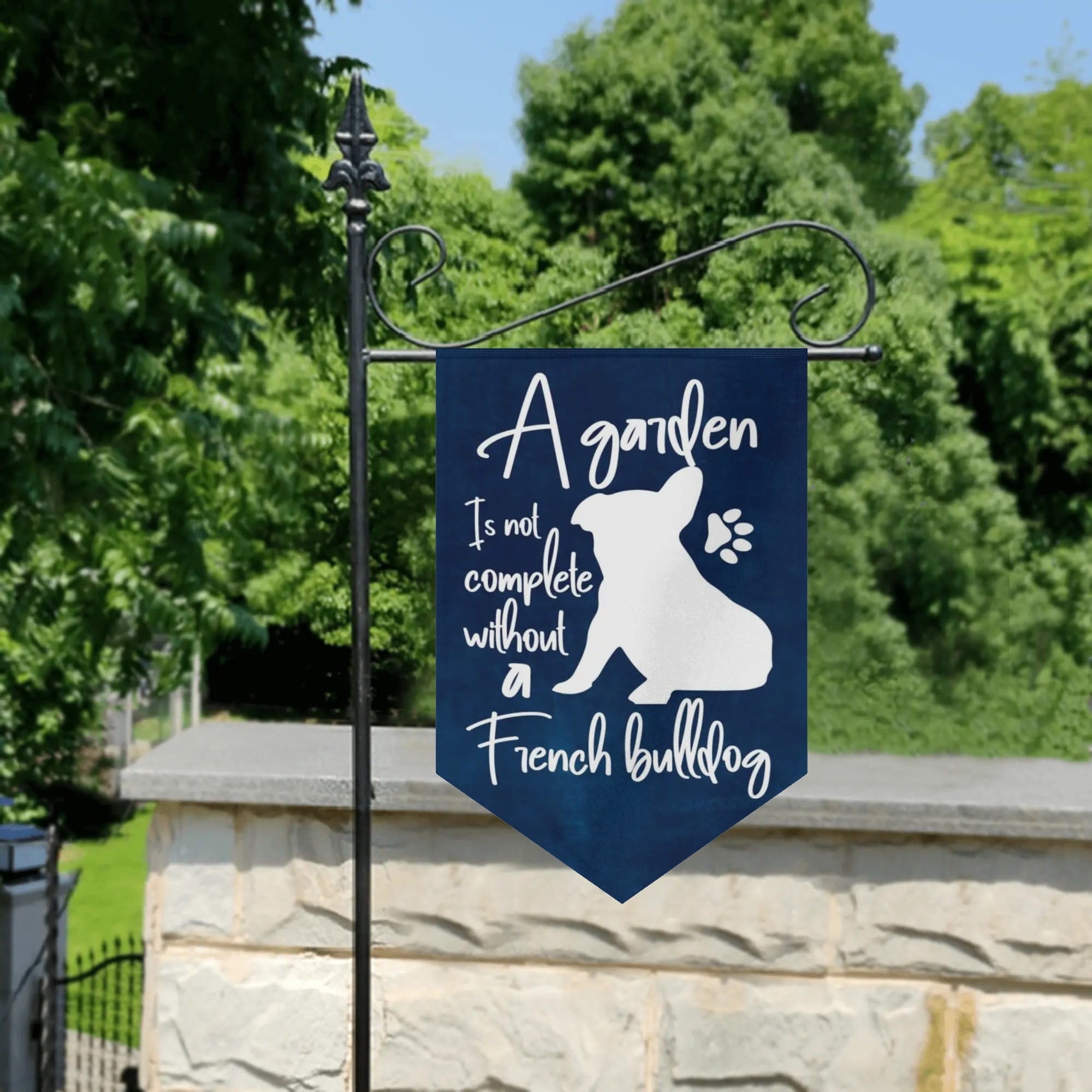 French Bulldog Lucy Garden Flag Banner Practical Pet Supply