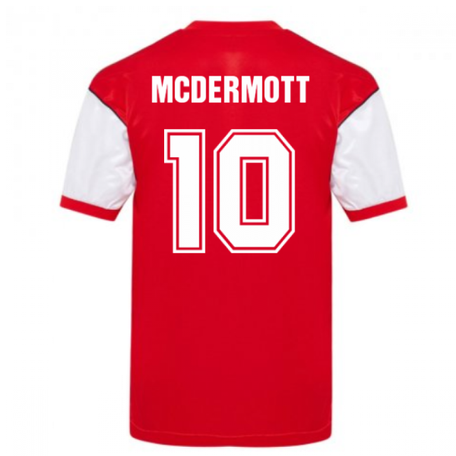 Score Draw Arsenal 1982 Home Shirt (McDermott 10) (Fan Favorite)