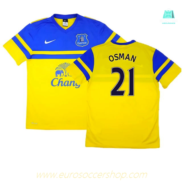 Everton 2013-14 Away Shirt (S) ((Excellent) S) (Osman 21)