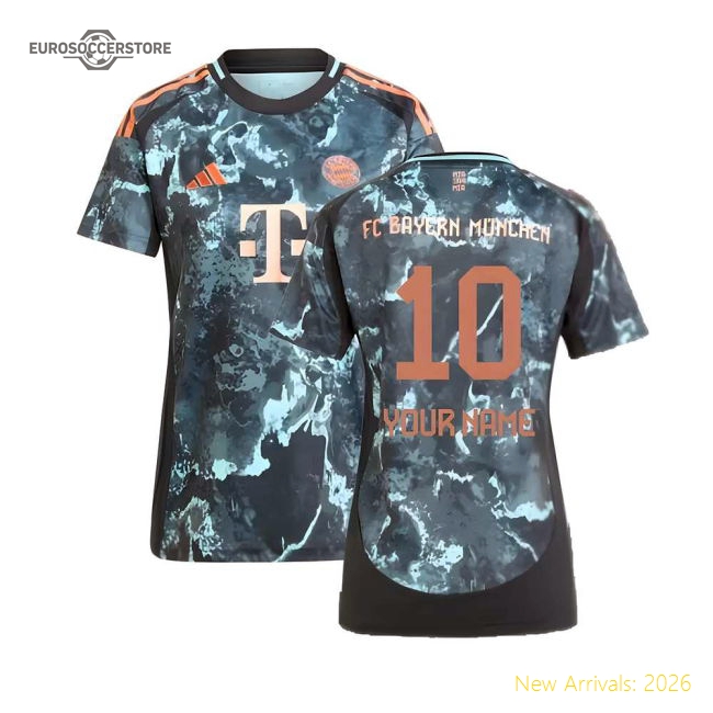 S Bayern Munich Female 2024 Away Jersey Shirt Football Fan Match Day Essential