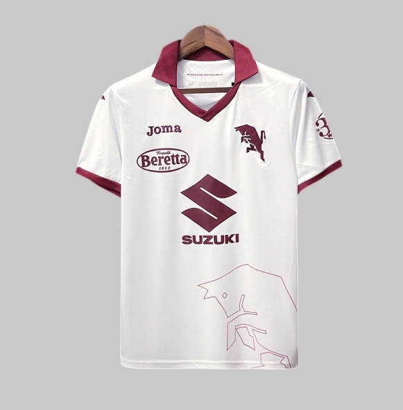 Torino 2223 Away White Soccer Jersey Football Shirt - Official