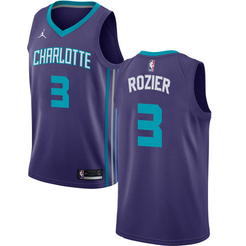 Nike Nets Purple Charlotte Hornets #3 Jersey - Game Day Wear