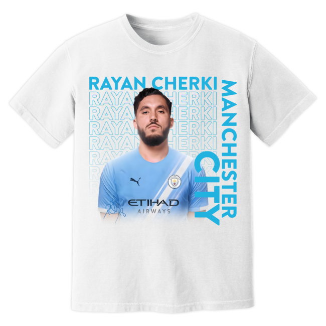 Rayan Cherki Man City supporter T-Shirt