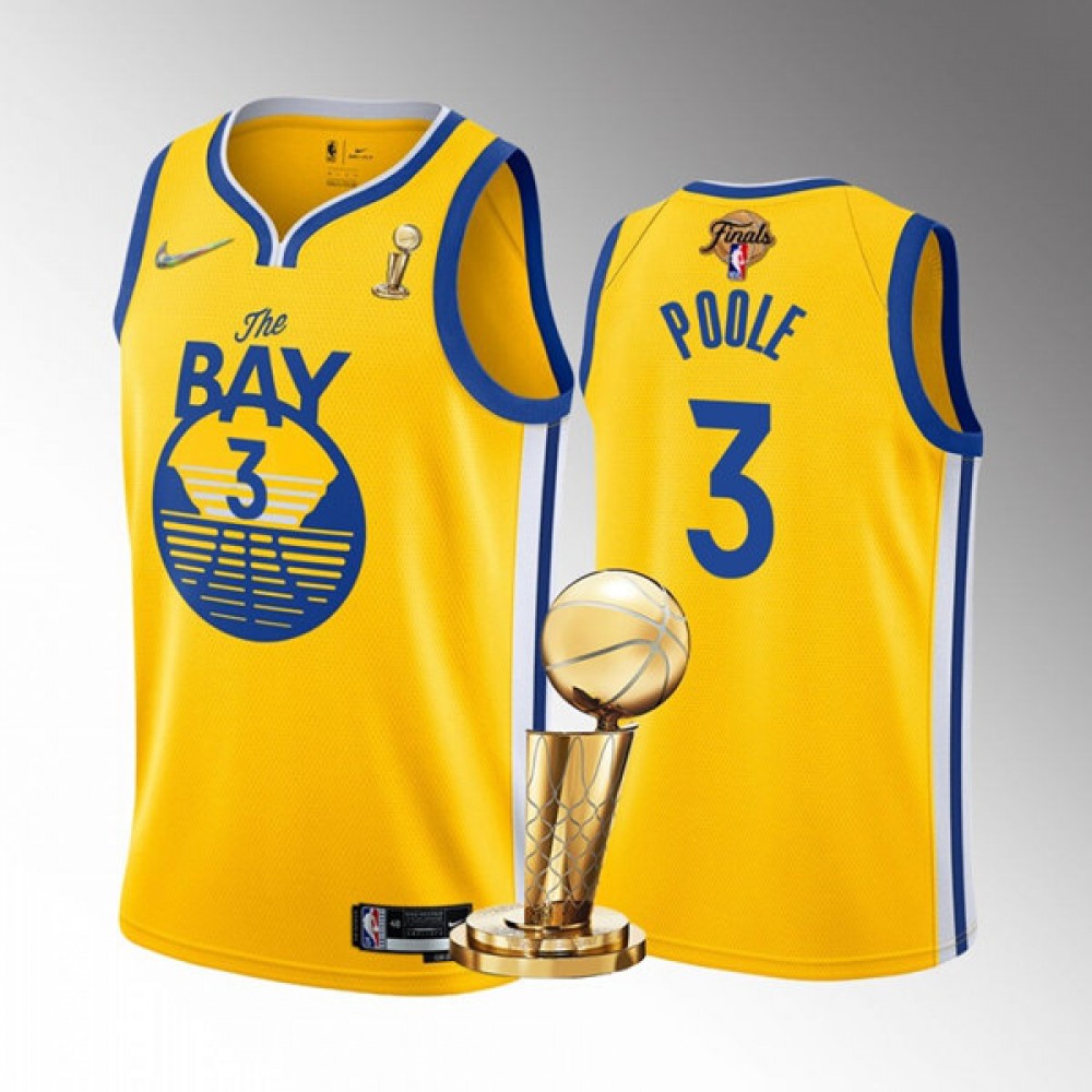 Classic Golden State Warriors 3 Yellow Jersey - NBA Collection