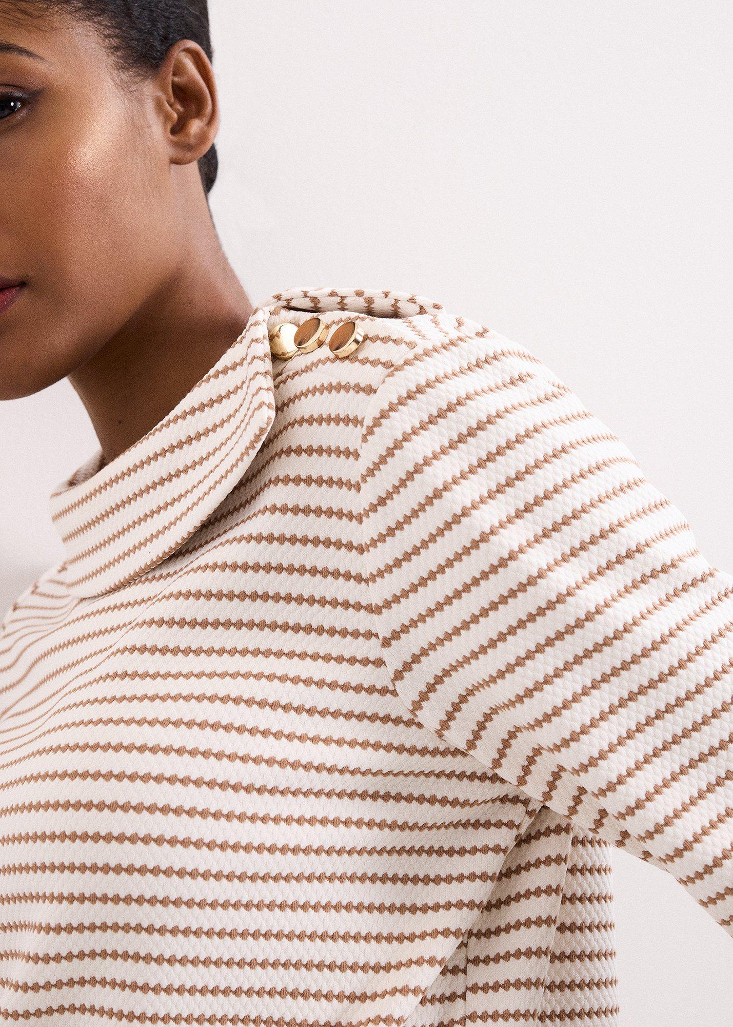 Remy Stripe Textured Top