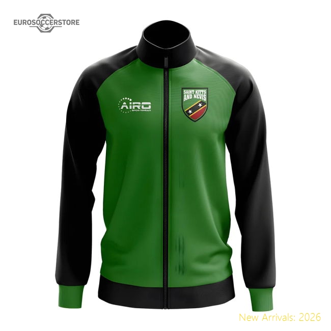 Luxury Saint Kitts And Nevis Concept Football Track Jacket (green)