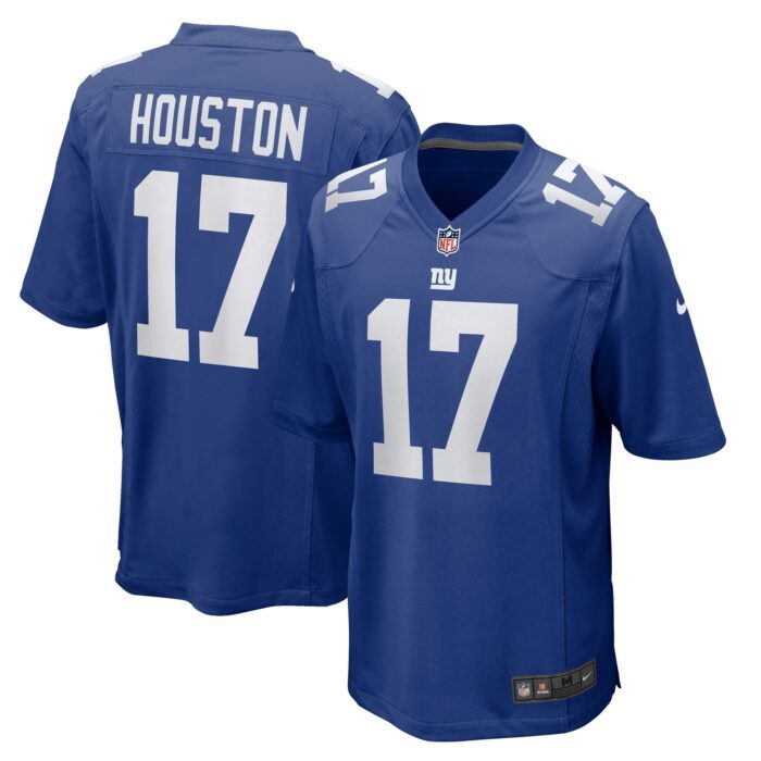 Men's New York Giants Dennis Houston Nike Royal Team Game ...