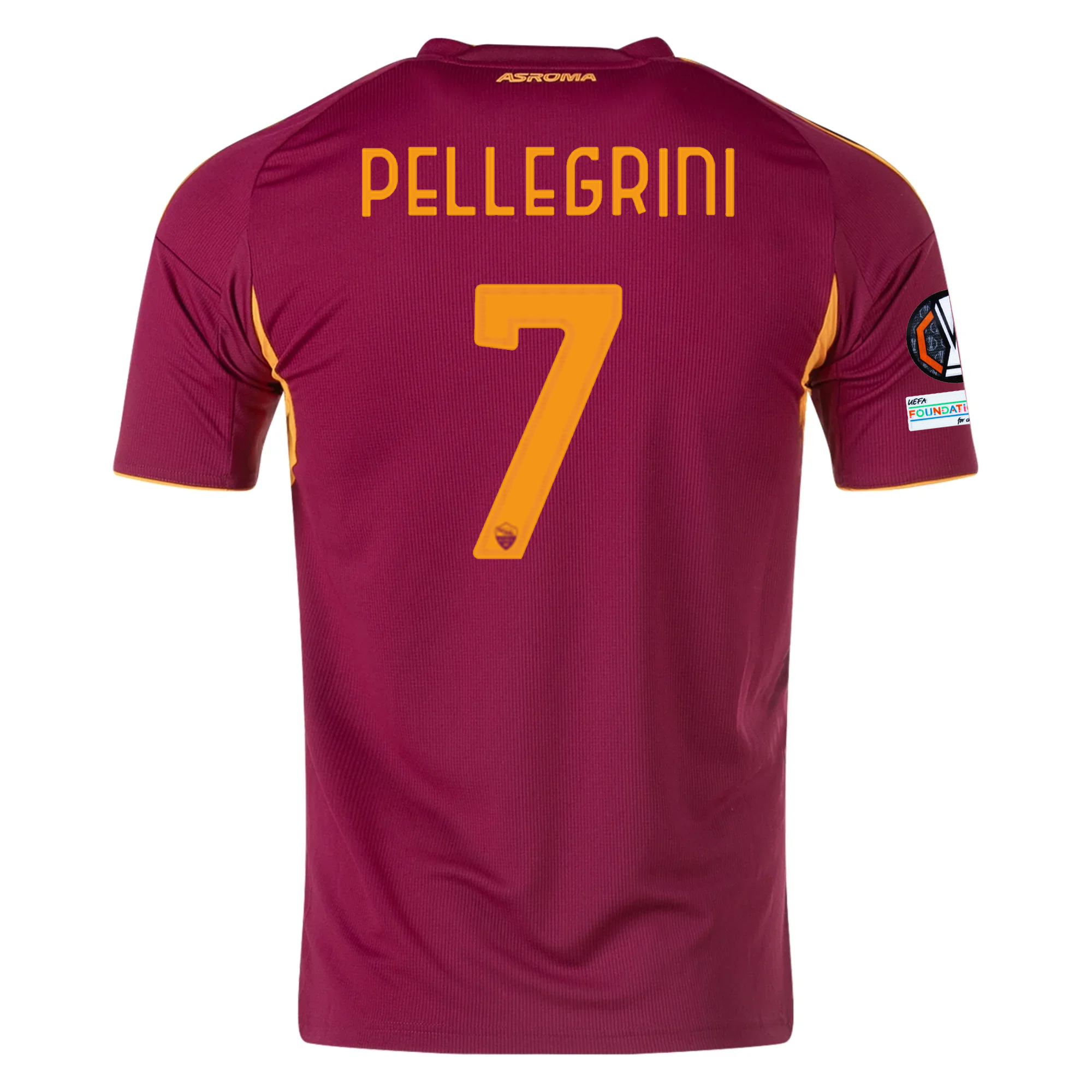 AS Roma Pellegrini 2025-2026 UEL Home Jersey – Authentic Shirt