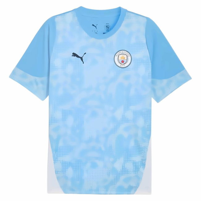 replica 2025-2026 Man City Training Jersey (Light Blue) (Haaland 9)