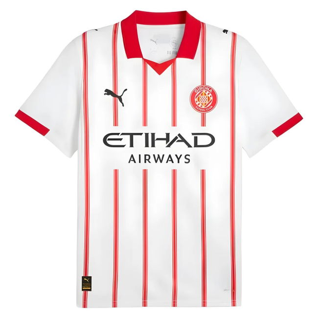 2025-2026 Girona Home Shirt (Your Name) | Player Issue | Classic Style