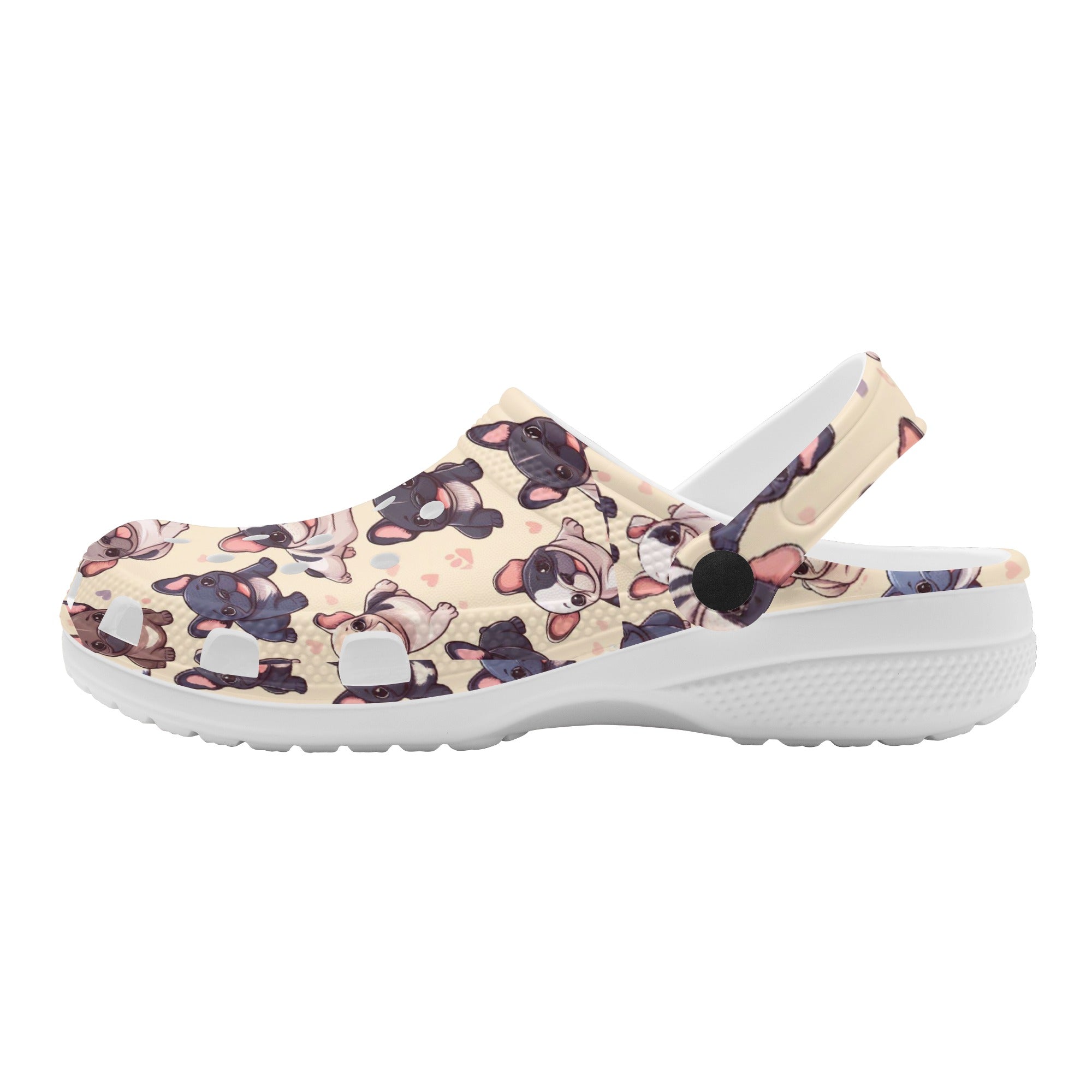 French Bulldog Paisley Unisex Clogs Essential Dog Supply