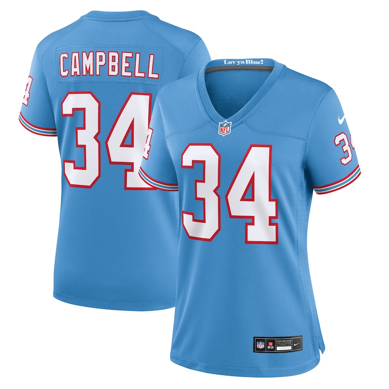 None Earl Campbell Tennessee Titans Great Value Collector's Item