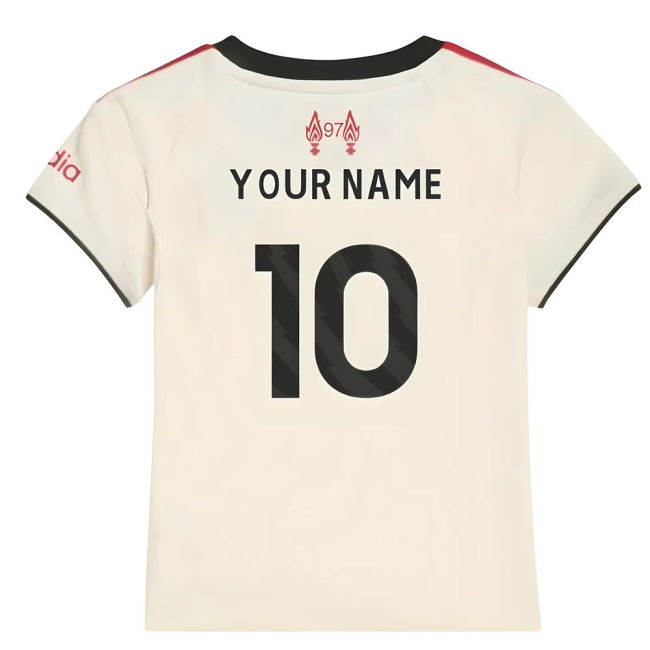 Baby Licensed 2025-2026 Liverpool Premier League Away Strip