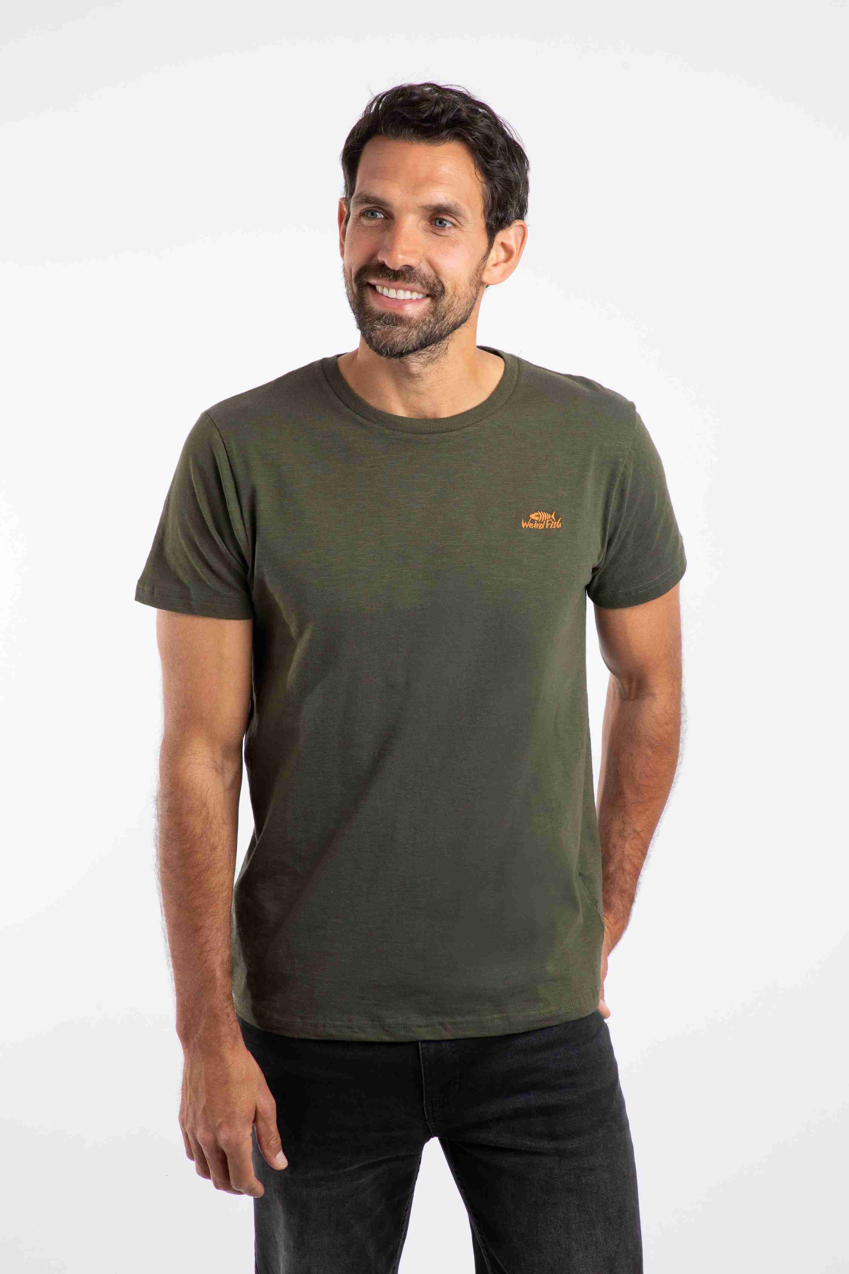 Fished Branded T-Shirt Fir Green