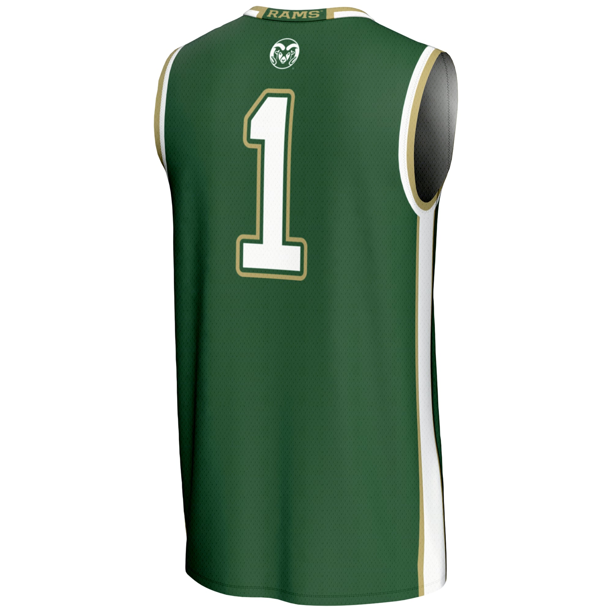 #1 Colorado State Rams GameDay Greats Lightweight Basketball Jersey - Green