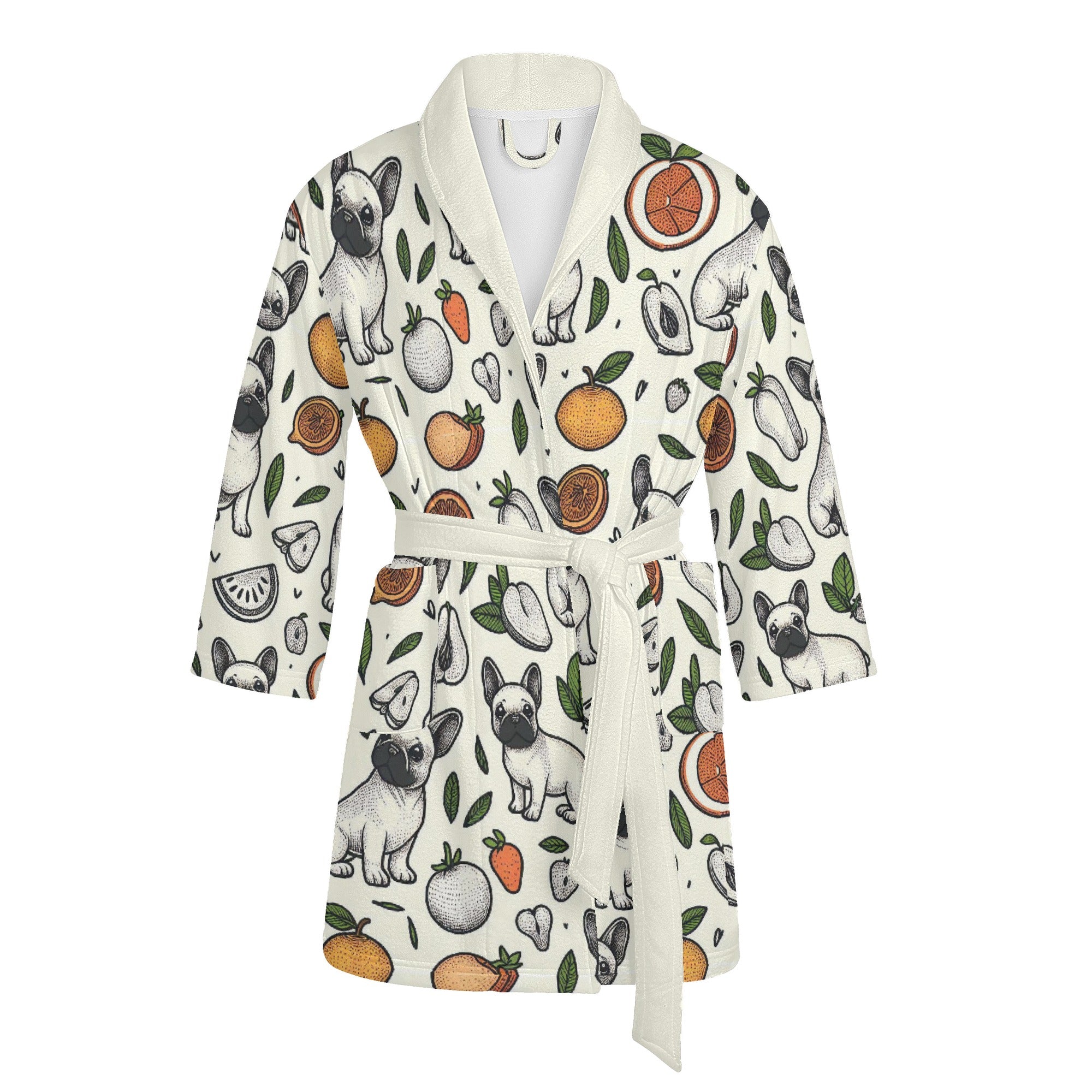 Breed-specific Linda - Durable Women Bathrobe Indoor Use