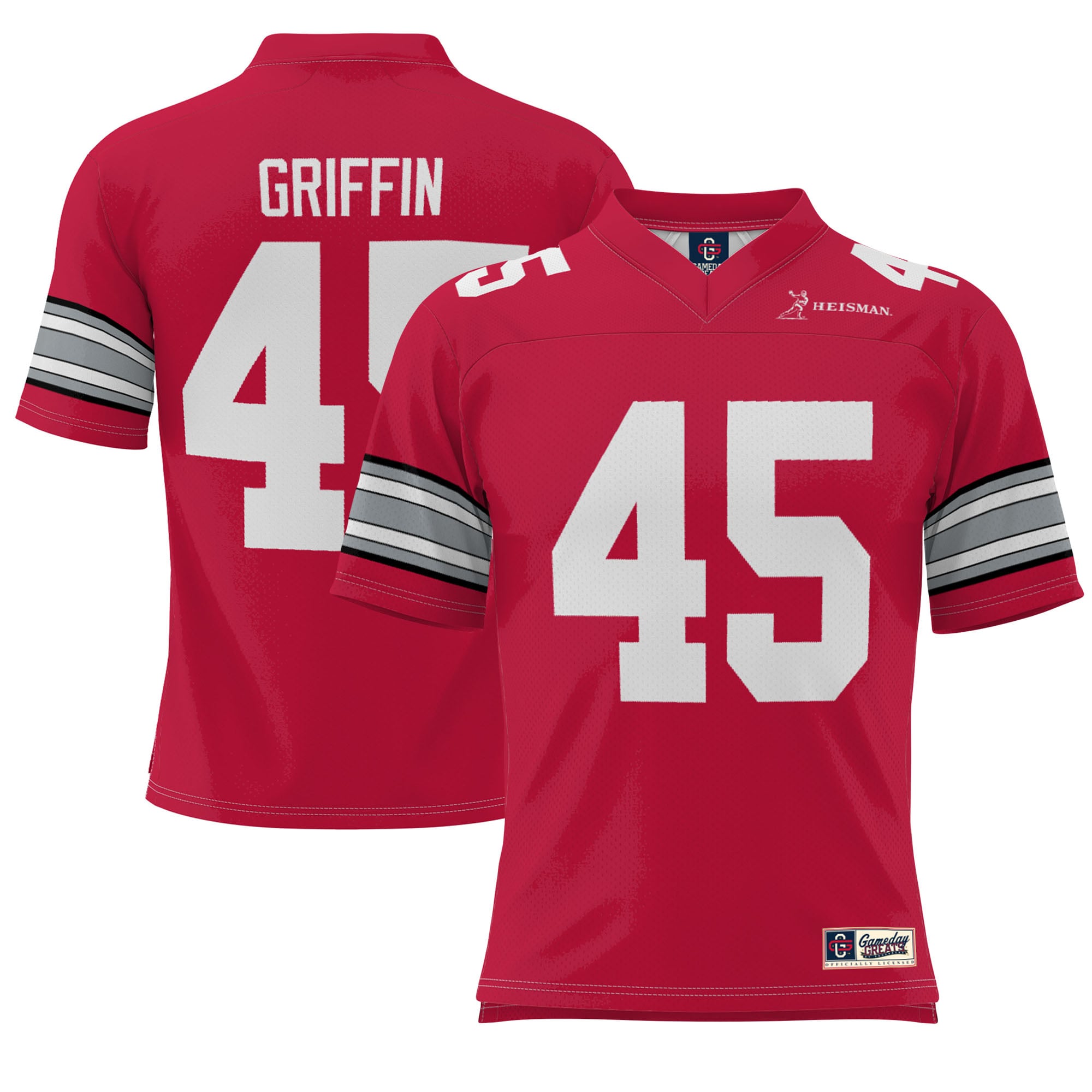 Archie Griffin Ohio State Buckeyes GameDay Greats Heisman Football Jersey - Scarlet