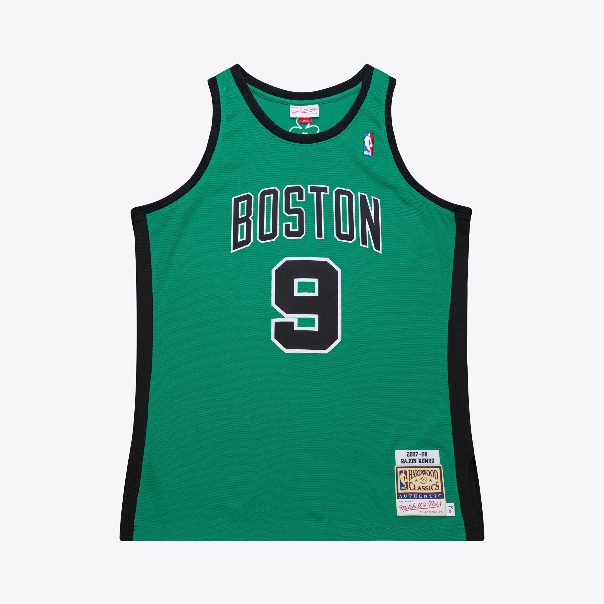 [LK] Rajon Rondo Boston Celtics 2007-08 Hardwood Classics Authentic Jersey - Kelly Green