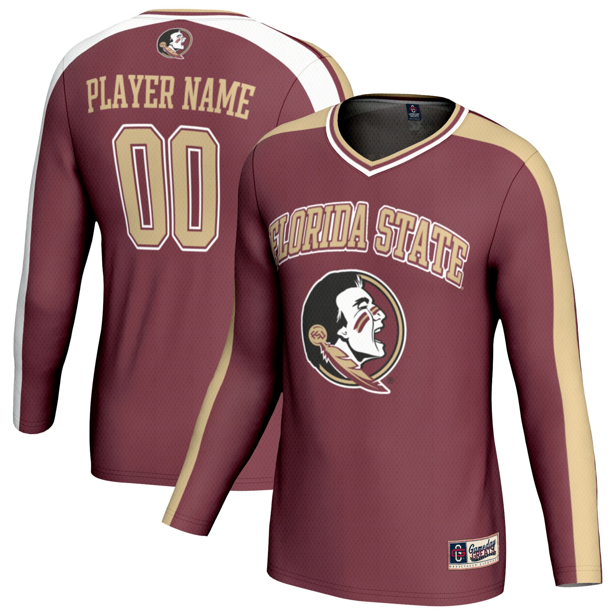 [DDG] Florida State Seminoles GameDay Greats Unisex NIL Pick-A-Player Lightweight Collegiate Volleyball Fashion Jersey - Garnet