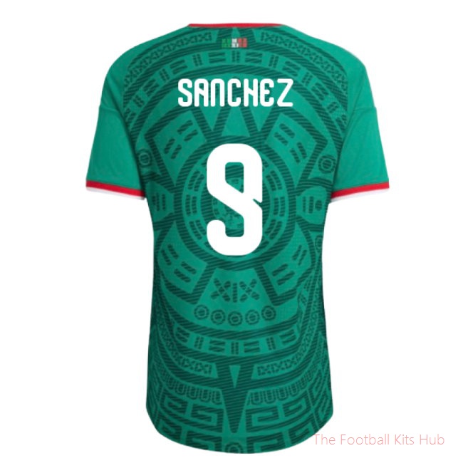 2026-2027 Mexico Authentic Home Shirt (Sanchez 9)