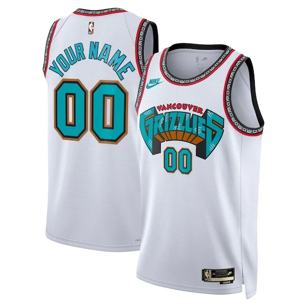 Memphis Grizzlies MEM Swingman Jersey - top-tier stylish - White
