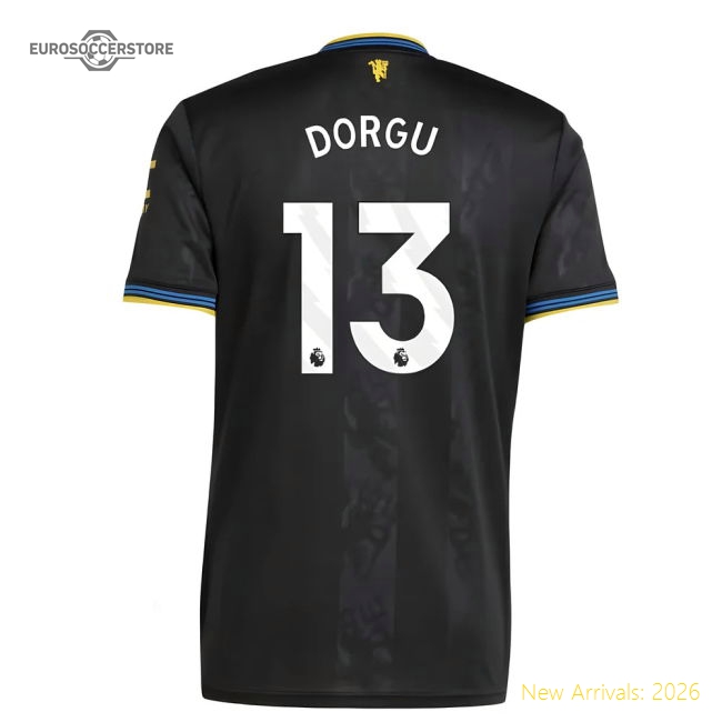 Superior Manchester United Third Dorgu Jersey 2025-2026 Stretchy