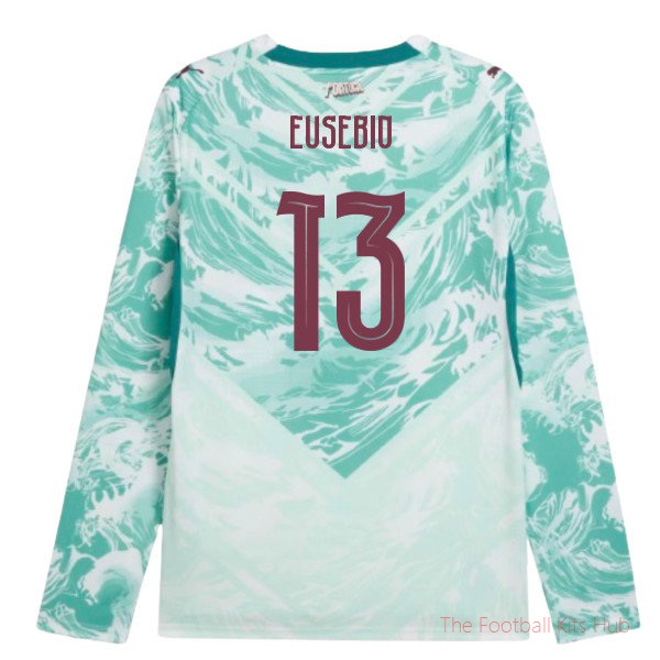 2026-2027 Portugal Long Sleeves Away Shirt (Eusebio 13)