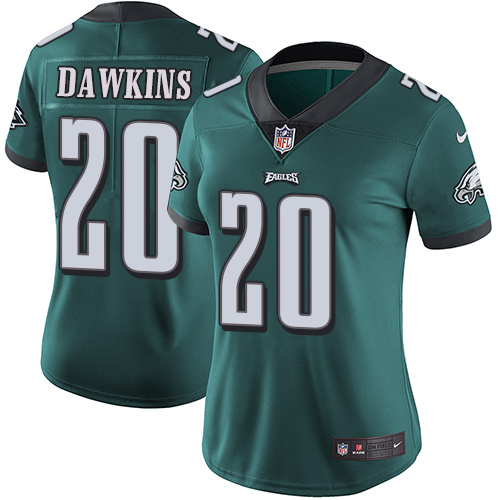 NFL PHI Eagles #20 Brian Dawkins Green Limited Jersey - Authentic Q...