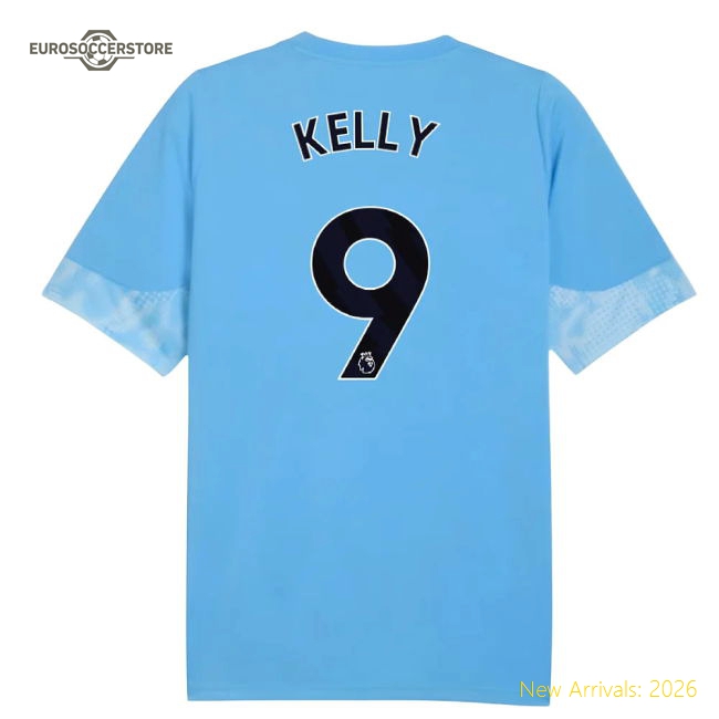 Durable Man City Kids Kelly Jersey 2025-2026 Stretchy Aeroready