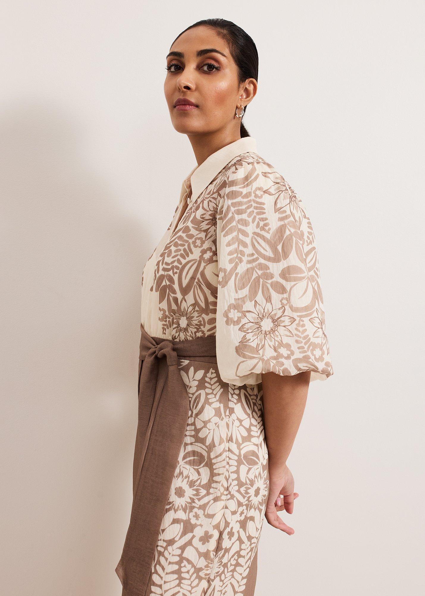 Petite Lilja Placement Floral Jumpsuit