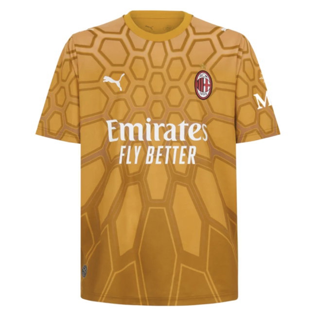2026-2027 AC Milan Home Goalkeeper Shirt (Gold) (Your Name)