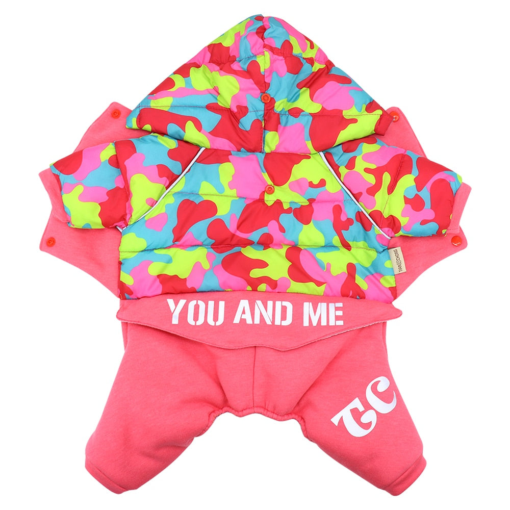 - Comfortable Winter Jumpsuits For French Bulldog (ws302) Winter Wear