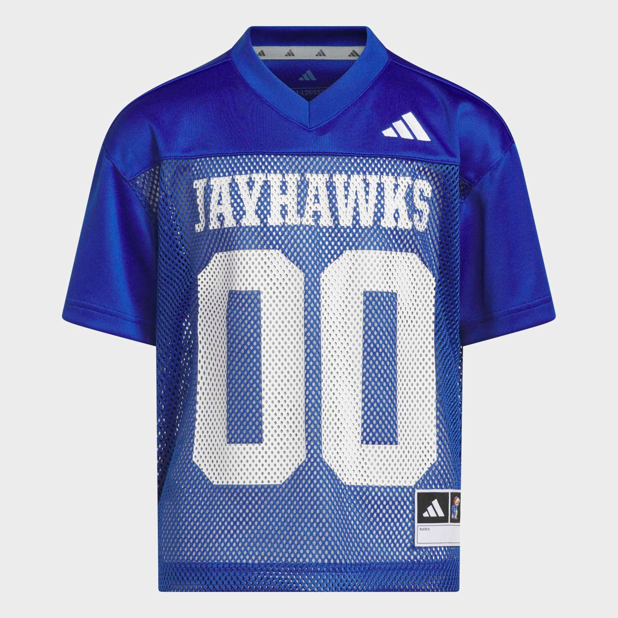 Kansas Jayhawks adidas Youth Tailgate Jersey - Blue