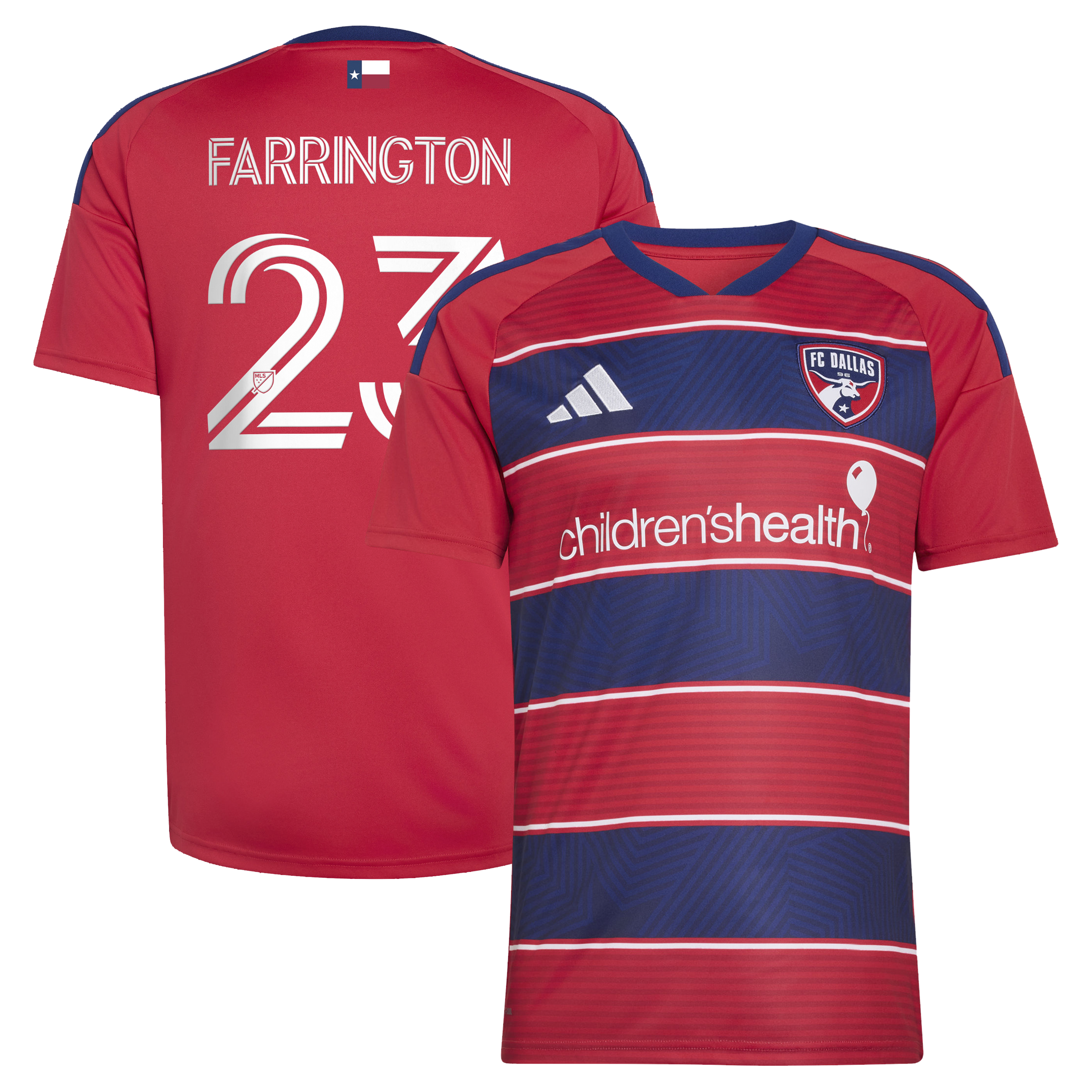 [SJH] Women's Logan Farrington FC Dallas 2026 DNA Kit Replica Jersey - Red