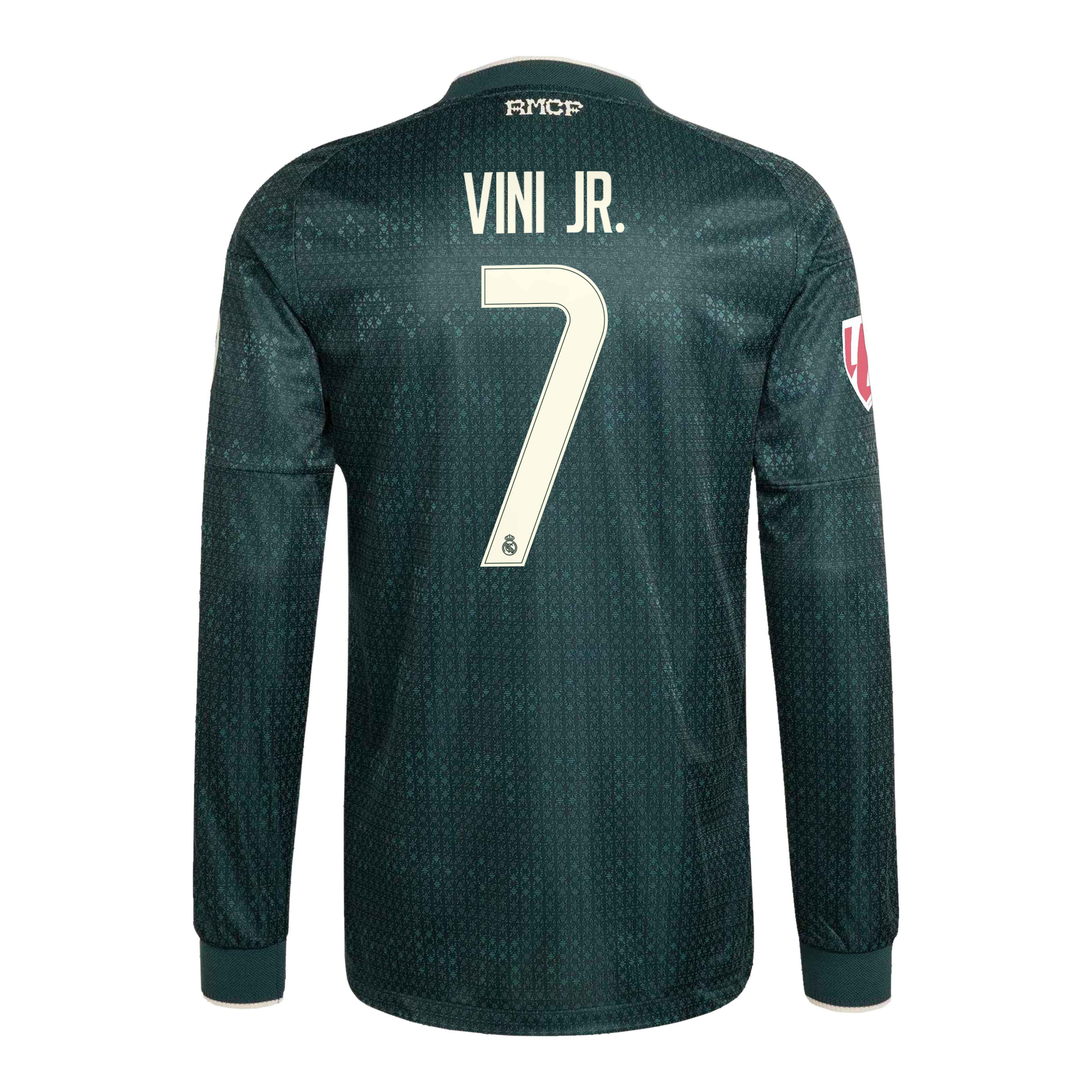[JED] Vini Jr. Real Madrid 2026/27 Away On-Field Authentic Long Sleeve Jersey - Green