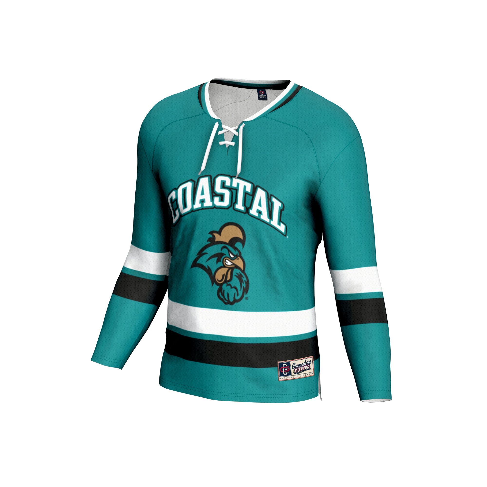 [DDG] Coastal Carolina Chanticleers GameDay Greats Hockey Jersey - Teal