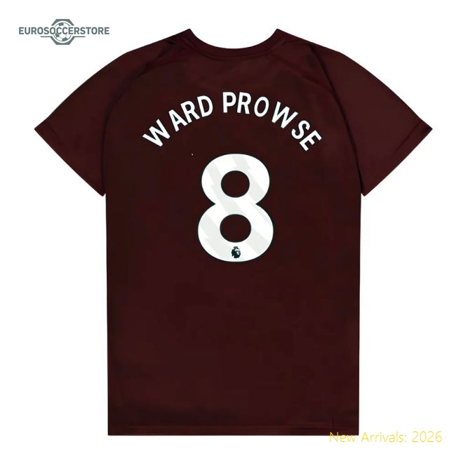 2025-2026 West Ham Kids Hypoallergenic Ward Prowse Jersey Puma Drycell