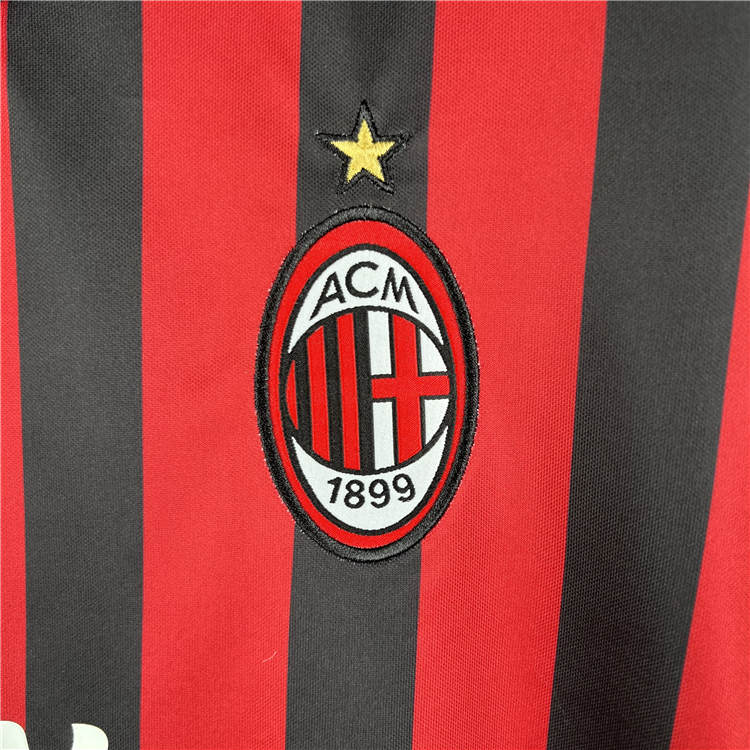 Authentic Advanced Fabric AC Milan 1617 Retro Home Shirt