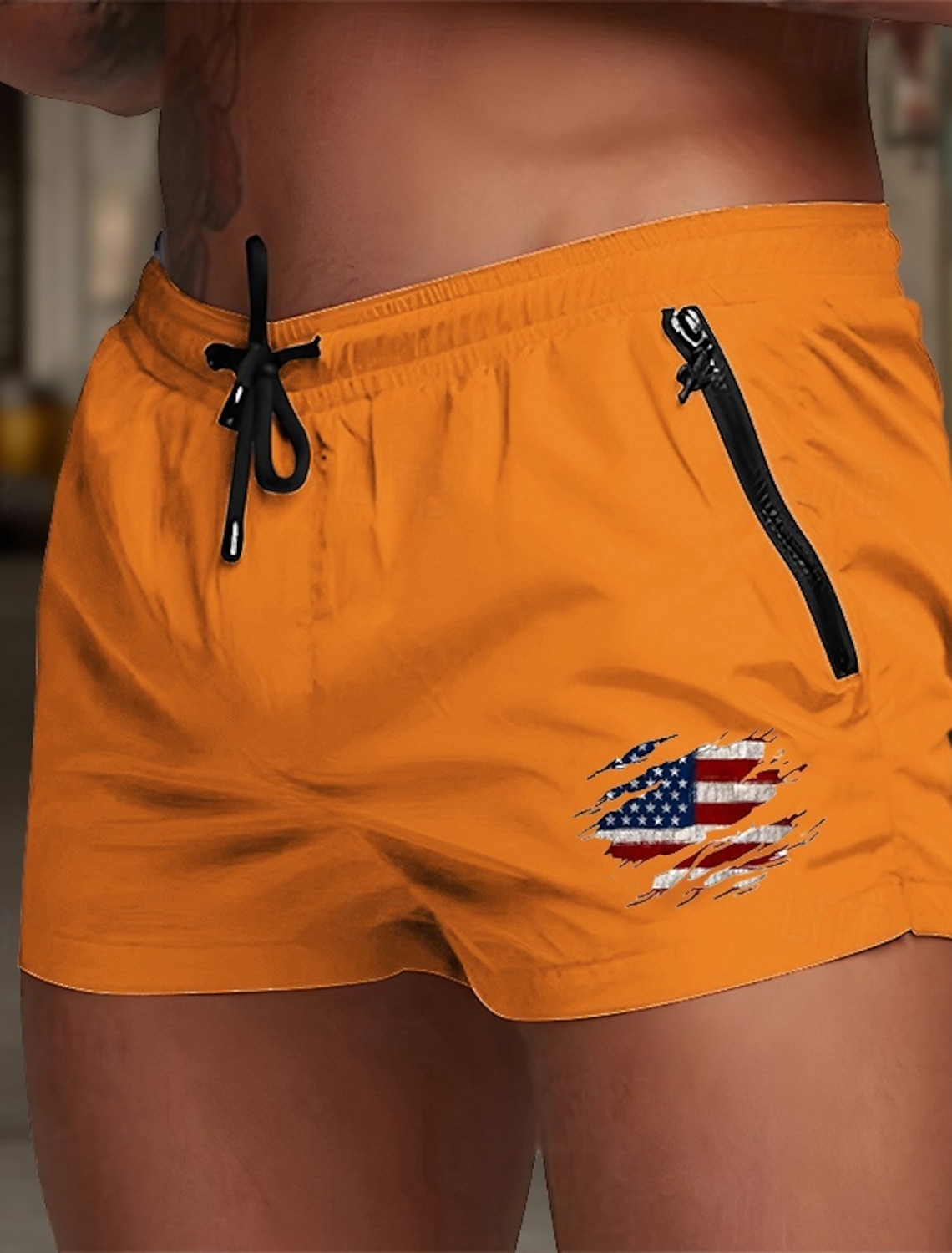 Men's Board Shorts Swim Shorts Swim Trunks Drawstring with Mesh lining Elastic Waist Coconut Tree Comfort Quick Dry Short Holiday Beach Weekend Fashion Casual Black White Micro-elastic