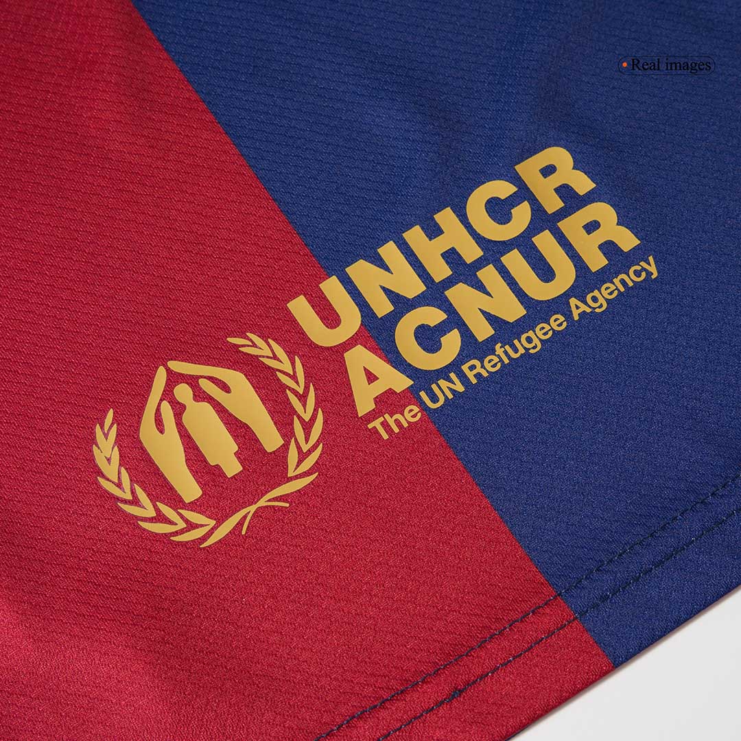 Kid's Barcelona Home Soccer Jersey Kit(Jersey+Shorts) 2024/25 - COLDPL