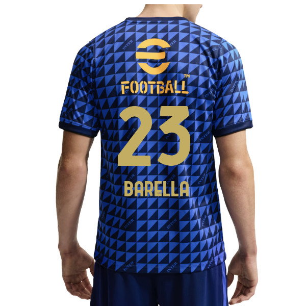 [DDJ] 2026-2027 Inter Milan Pre-Match Shirt (Blue) (Barella 23)