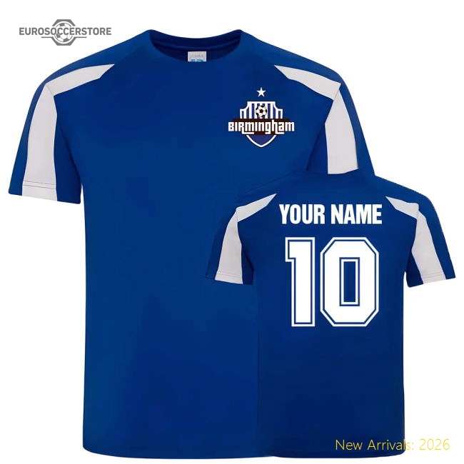 Official Your Name Birmingham City Sports Training Jersey (blue)