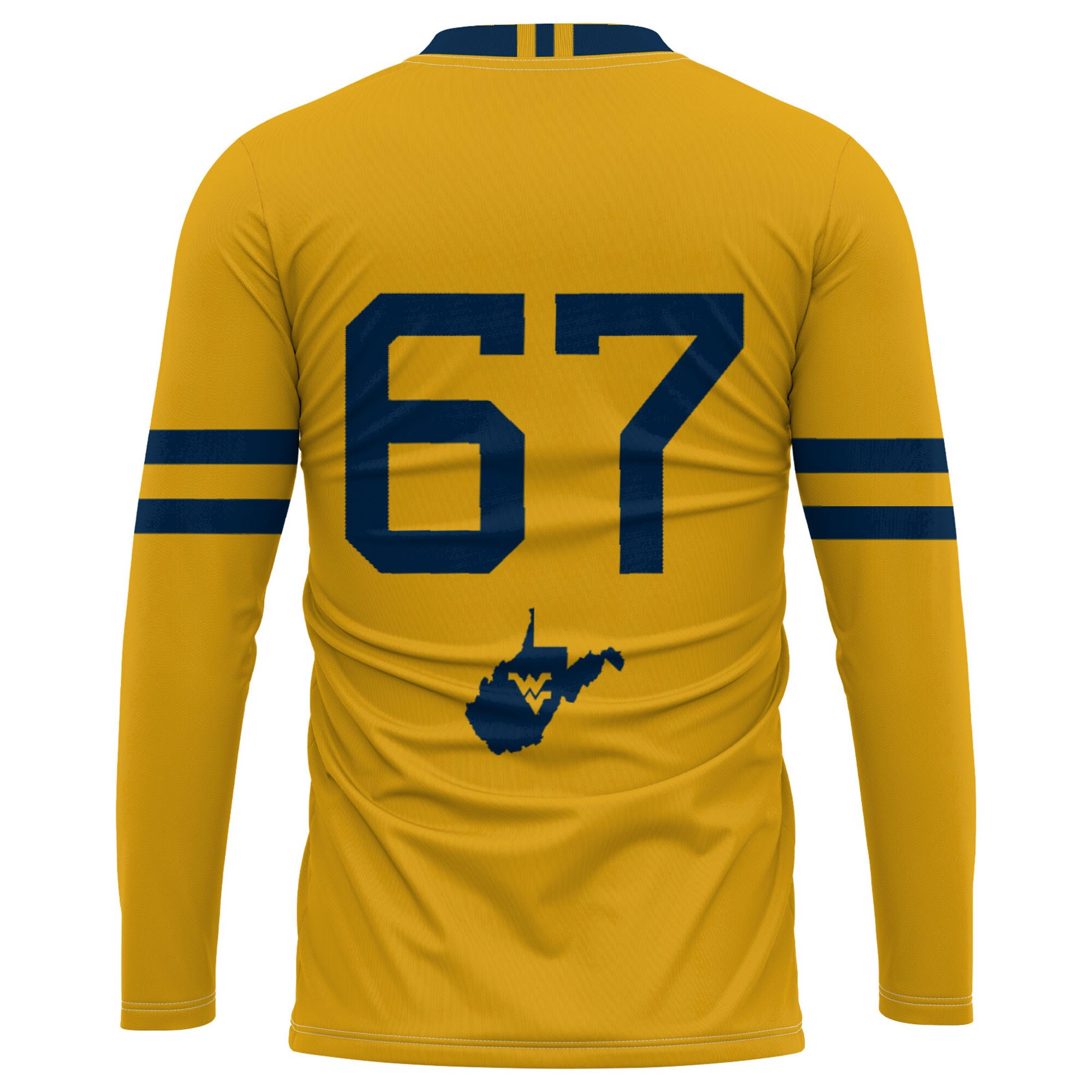 [NJP] West Virginia Mountaineers GameDay Greats Youth Lightweight Women's Volleyball Jersey - Gold