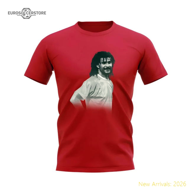 Ruud Gullit Holland Legend T-Shirt (Red)