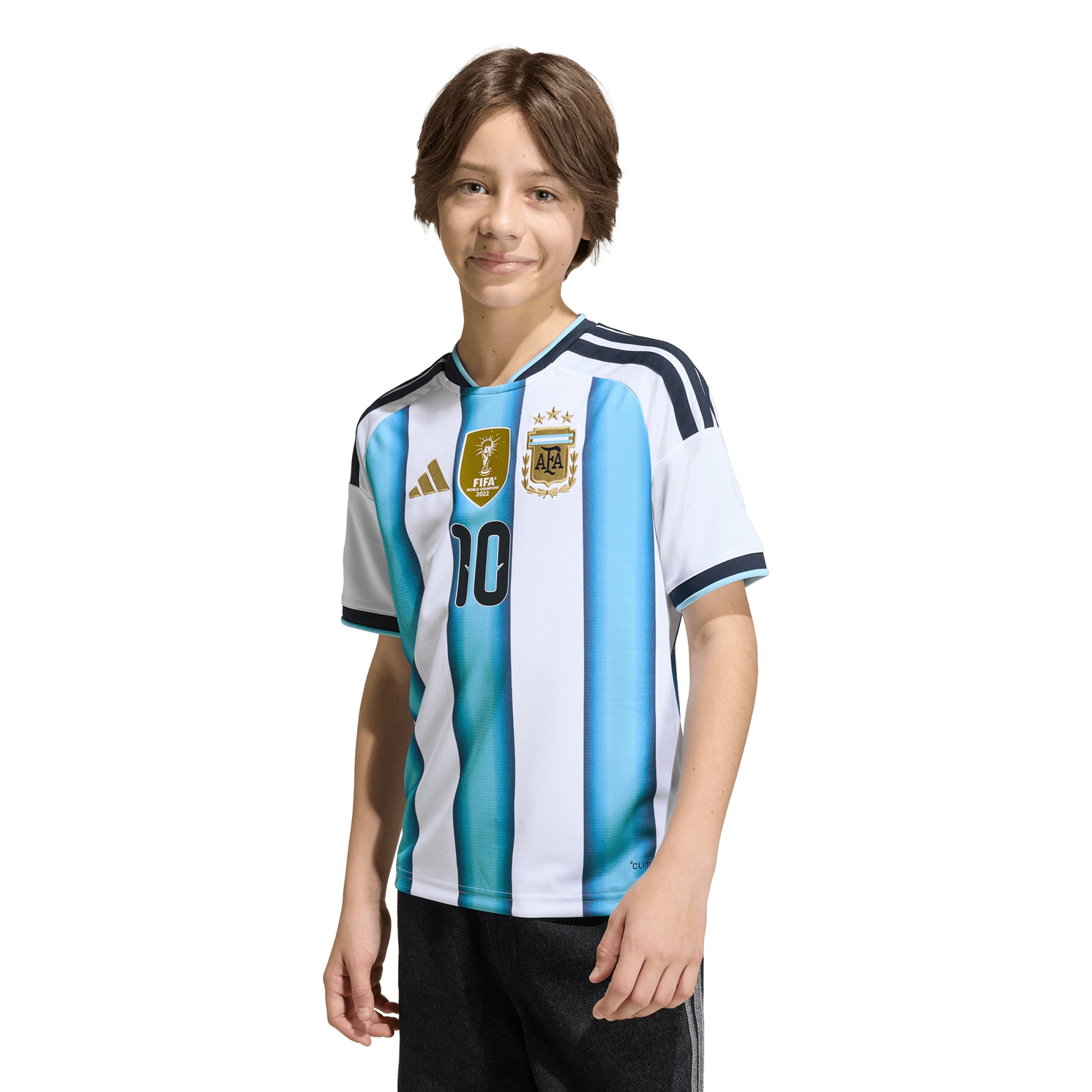 [SJH] Lionel Messi #10 Argentina National Team Youth 2026 Home Replica Jersey - White