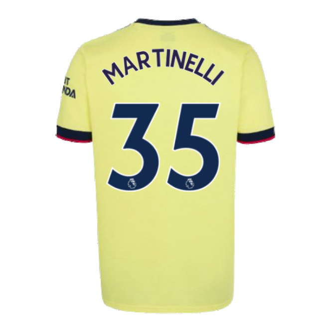 Arsenal Away Shirt Martinelli #35 Durable Material Dedicated 2024-...