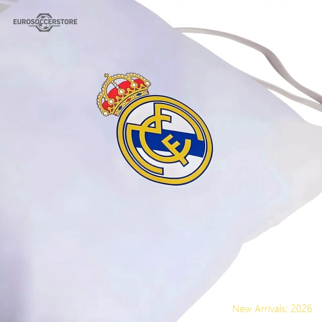 2025-2026 Real Madrid Gym Sack (White)
